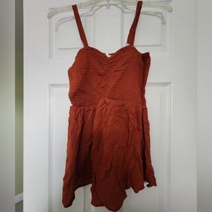 New - Maurices - Burnt Orange - Strapped Babydoll Tank - Small